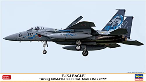 Hasegawa 2423 1/72 F15J Eagle, 303SQ Komatsu Special Marking 2022 Dragon Modellbausatz, Mehrfarbig Hasegawa 2423 1/72 F15J Eagle, 303SQ Komatsu Special Marking 2022 Dragon Modellbausatz, Mehrfarbig von Hasegawa