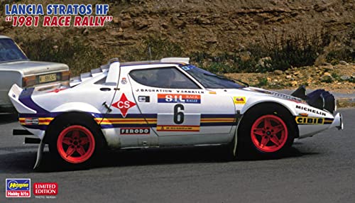 Hasegawa HA20561 1/24 Lancia Stratos HF, Race Rally 1981 Modellbausatz, Mehrfarbig, Mittel Hasegawa HA20561 1/24 Lancia Stratos HF, Race Rally 1981 Modellbausatz, Mehrfarbig, Mittel von Hasegawa