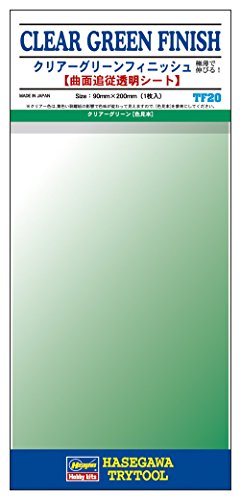 Hasegawa TF20 - Clear Green Finish. 90 x 200 mm von Hasegawa
