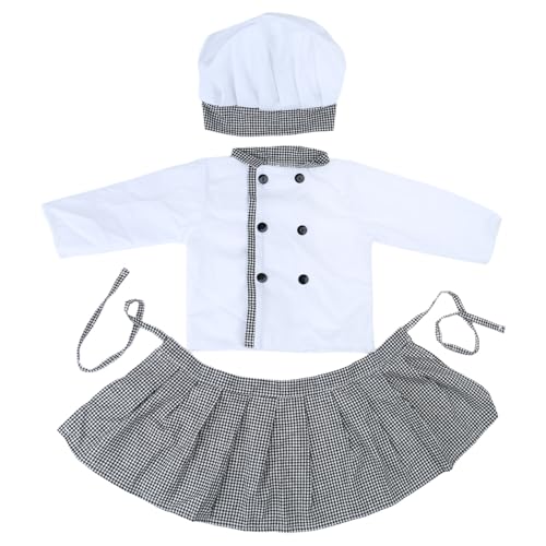 Kostüm für Neugeborene, Koch, Mütze, Kleidung, Fotoshooting, Kleidung, Foto-Requisiten, 0-9 Monate, Baby-Foto-Kleidung für Jungen und Mädchen, Uni Kostüm für Neugeborene, Koch, Mütze, Kleidung, Fotoshooting, Kleidung, Foto-Requisiten, 0-9 Monate, Baby-Foto-Kleidung für Jungen und Mädchen, Uni von スイムリー