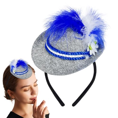 Oktoberfest Stirnband, Oktoberfest Hut Stirnband | Neuheit Filz Kopfbedeckung und Feder | Bierfest Kostüm Verkleiden Zubehör für Kinder und Erwachsene Oktoberfest Stirnband, Oktoberfest Hut Stirnband | Neuheit Filz Kopfbedeckung und Feder | Bierfest Kostüm Verkleiden Zubehör für Kinder und Erwachsene von ノーブランド品