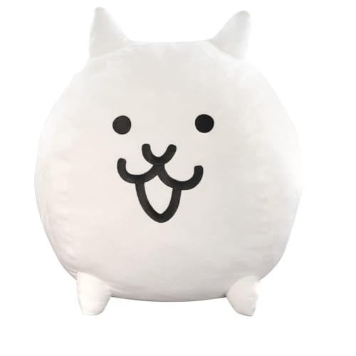 にゃんこ大戦争 PONOS Offizieller The Battle Cats Plüsch, Jumbo-Katzen-Plüsch, 58,4 cm, Sammlerstück, Kampfkatzen, weiches Stofftier von にゃんこ大戦争