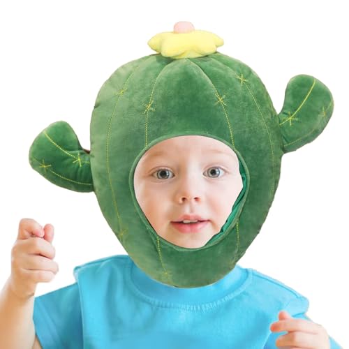 Plüschhut für Kinder, Plüschhut für Erwachsene, Plüsch, Bühnenaufführung, Kaktus-Kappe, Cosplay-Kappe, Kopfschmuck, entzückende Partygeschenke, Performance-Requisiten, Puppe, Erwachsene von ノーブランド品