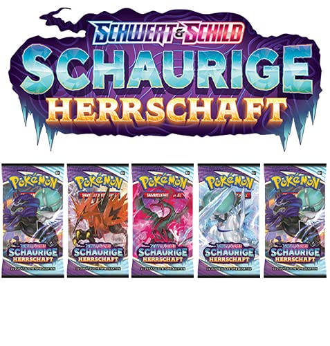 ★ Pokémon Schwert und Schild Schaurige Herrschaft- (5X Booster) - Deutsch von ★