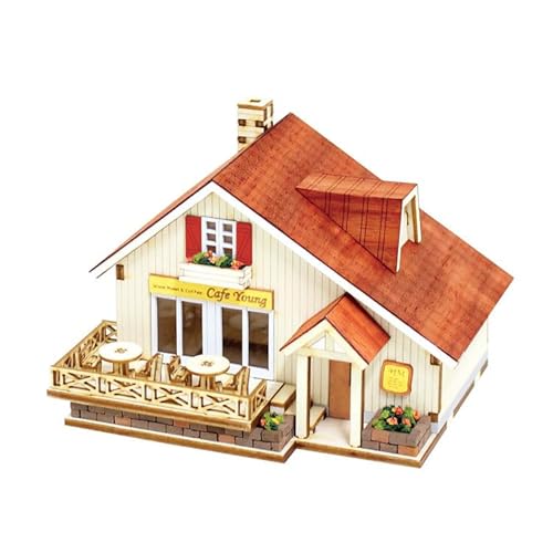 영공방 Youngmodeler Hobby Modellbausatz aus Holz – Provence Café Miniatur mit realistischem Ziegel- und Holzdesign für individuelle Darstellung 영공방 Youngmodeler Hobby Modellbausatz aus Holz – Provence Café Miniatur mit realistischem Ziegel- und Holzdesign für individuelle Darstellung von 영공방