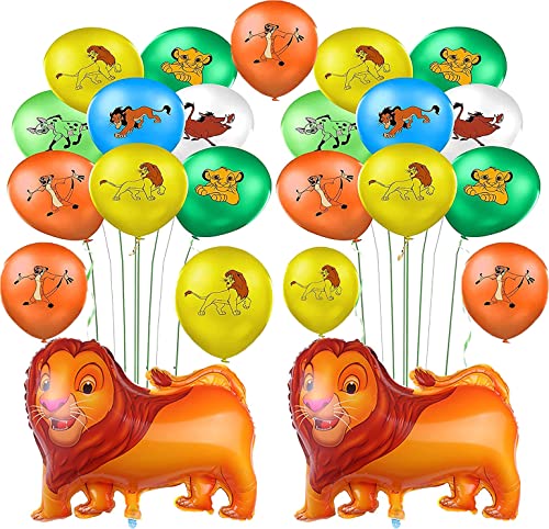 Geburtstags Dekoration Löwen Luftballons Löwen Ballons König Der Löwen Folienballons für König Der Löwen Kinder Geburtstags Dekoration von 000
