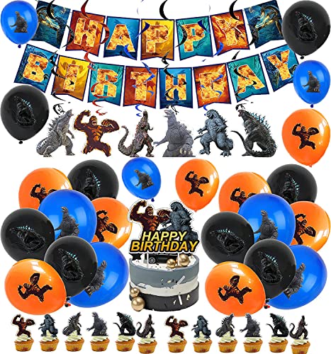 Godzilla Geburtstagsdeko Luftballons Alles Gute Zum Geburtstag Girlande Kindergeburtstag Tortentopper Hängende Spiral Dekorationen für Kinder Geburtstagsfeier Deko Godzilla Geburtstagsdeko Luftballons Alles Gute Zum Geburtstag Girlande Kindergeburtstag Tortentopper Hängende Spiral Dekorationen für Kinder Geburtstagsfeier Deko von 000