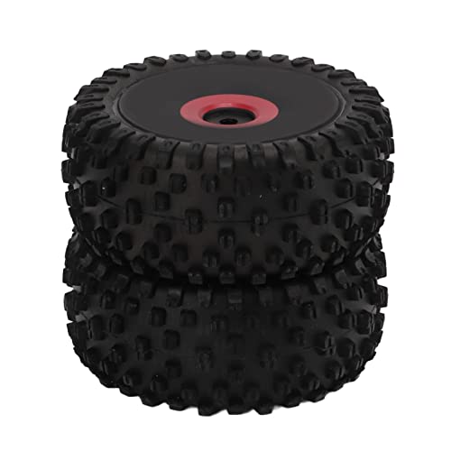 01 02 015 Reifen-Räder-Set, weiche Reifen Gummi stark gepufferte RC-Felgen für WLToys 124016 1/12 RC Car von 01 02 015