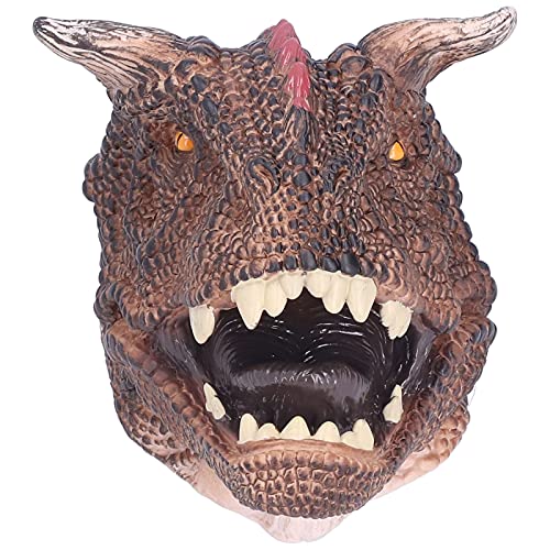 Dinosaurier Handpuppe, Carnotaurus Handpuppen Wasserfarbe Elastizität Nicht verblassen für Dinosaurier Spielen Dinosaurier Handpuppe, Carnotaurus Handpuppen Wasserfarbe Elastizität Nicht verblassen für Dinosaurier Spielen von 01 02 015