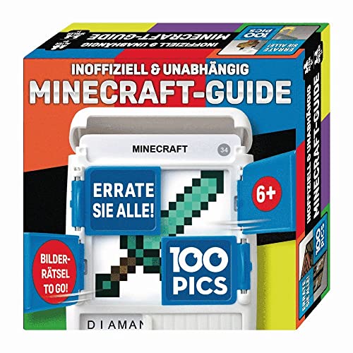 100 PICS Quizspiel, inoffizieller und unabhängiger Minecraft-Guide, Lernspiel für die ganze Familie, Brainteaser, Reisespiel für Erwachsene und Kinder ab 6 Jahren 100 PICS Quizspiel, inoffizieller und unabhängiger Minecraft-Guide, Lernspiel für die ganze Familie, Brainteaser, Reisespiel für Erwachsene und Kinder ab 6 Jahren von 100 PICS
