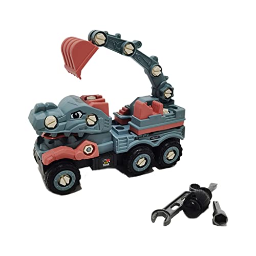 16MG Montieren Dinosaurier Spielzeug zum Spielen Baufahrzeug LKW 3D Baustein für W/bewegliches Gelenk Lernspielzeug für Kleinkinder A von 16MG