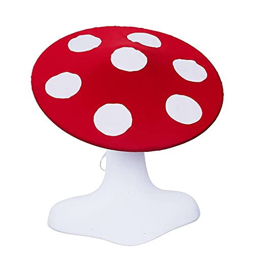1791's lady Damen Niedlich Pilz Hut Breite Krempe Fedora Hut Halloween Cosplay Kostüm Zubehör Rote Kappe 1791's lady Damen Niedlich Pilz Hut Breite Krempe Fedora Hut Halloween Cosplay Kostüm Zubehör Rote Kappe von 1791's lady