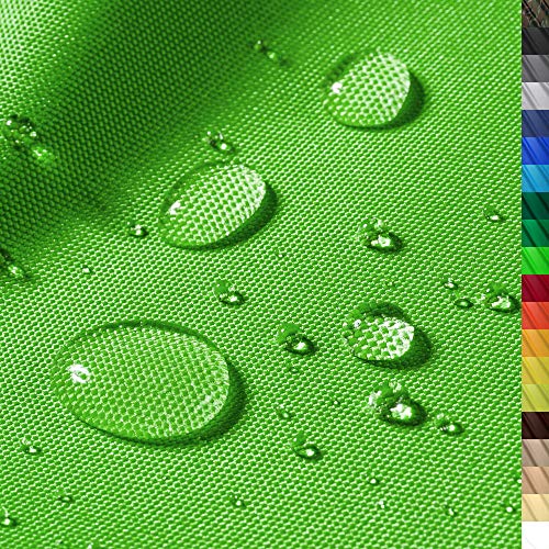 1buy3 – wasserdichter Polyesterstoff “Monaco” mit 12.000mm Wassersäule für Zelte, Abdeckplanen, Bezüge, Outdoorbekleidung & Co – Maße 400x160cm – reißfest & pflegeleicht (Farbe 11 / Apfelgrün) von 1buy3