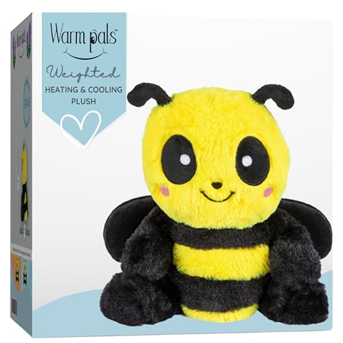 Warm Pals Plüschtier Buzzy Bee, 0,7 kg, kuschelig, mikrowellengeeignet, Lavendelduft, gefülltes Plüschtier, beheizbar, kühlbar, bequem zum Schlafengehen Warm Pals Plüschtier Buzzy Bee, 0,7 kg, kuschelig, mikrowellengeeignet, Lavendelduft, gefülltes Plüschtier, beheizbar, kühlbar, bequem zum Schlafengehen von 1i4 Group