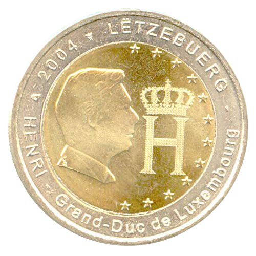 2 € Euro Münze Luxemburg 2004 Monogramm Sondermünze LU04MO23 von 2 EURO COMMEMORATIVI