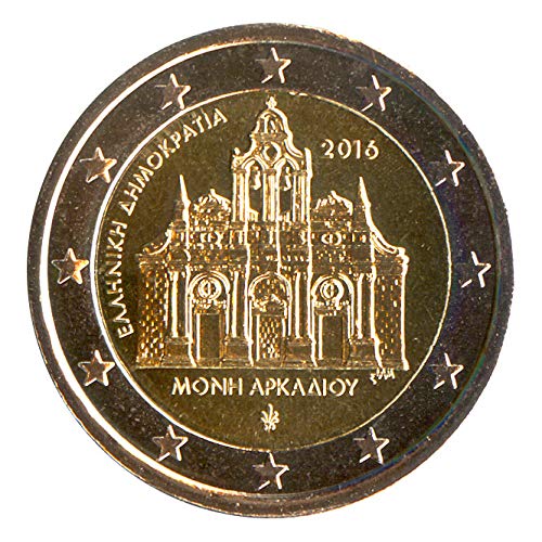 2 Euro Münze 2016 Griechenland Kloster Arkadi Sondermünze Gedenkmünze GR16KA11 von 2 EURO COMMEMORATIVI