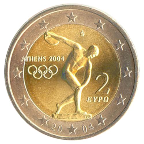 2 Euro Münze 2004 Olympia Athen Griechenland Sondermünze Gedenkmünze GR04OA10 von 2 EURO COMMEMORATIVI