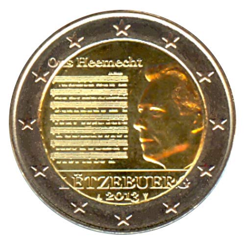 2 Euro Münze Luxemburg 2013 Nationalhymne Sondermünze Gedenkmünze LU13NH56 von 2 EURO COMMEMORATIVI