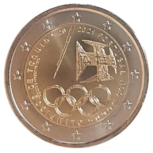 2 Euro Münze Portugal 2021 Olympia Tokio Sondermünze Gedenkmünze PT21OT19 von 2 EURO COMMEMORATIVI