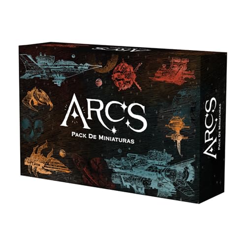 2Tomatoes Games | Arcs: Miniatur-Pack | über 100 Miniaturen | 60 Schiffe, 40 Agenten, 15 kaiserliche Schiffe und 4 Flagschiffe | Erwecke deine galaktischen Schlachten zum Leben | Erfordert Basisspiel von 2 Tomatoes Games