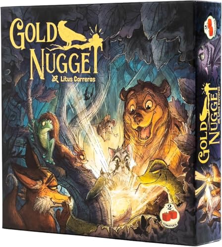 2Tomatoes Games | Gold Nugget | Strategy & Deception Board Game | Encourages Critical Thinking and Social Interaction | Family Gatherings and Game Nights | Spanish | Fantasy Animals 2Tomatoes Games | Gold Nugget | Strategy & Deception Board Game | Encourages Critical Thinking and Social Interaction | Family Gatherings and Game Nights | Spanish | Fantasy Animals von 2 Tomatoes Games