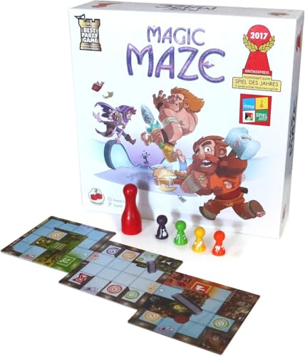 2Tomatoes Games Magic Maze | kooperatives Brettspiel | Sprachen: Spanisch und Katalanisch | 1-8 Spieler | Alter: ab 8 Jahren | Zusammenarbeit und Rätsellösung von 2 Tomatoes Games