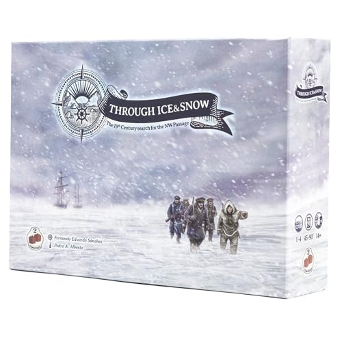 2Tomatoes Games | Through Ice and Snow | Arktische Erkundung Brettspiel | Strategie & Abenteuer | 1-4 Spieler | +14 | Deutsch, Englisch, Französisch und Spanisch | Historisch, Orte, Maritim von 2 Tomatoes Games