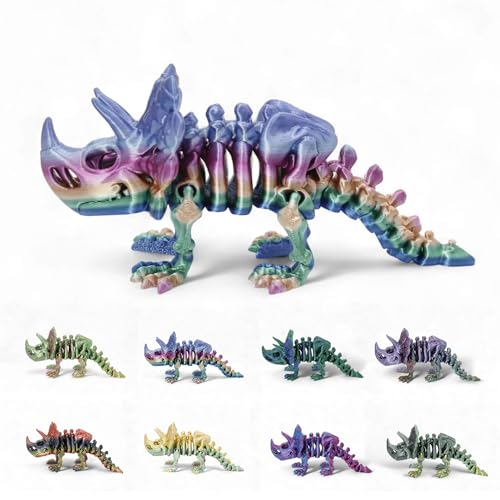 200 Bewegliche Triceratops-Figur. Dino-Spielzeug ab 5 Jahren. 3D-gedrucktes Dinosaurier-Spielzeug. Gelenkfiguren fürs Setup. Größe M 200 Bewegliche Triceratops-Figur. Dino-Spielzeug ab 5 Jahren. 3D-gedrucktes Dinosaurier-Spielzeug. Gelenkfiguren fürs Setup. Größe M von 200