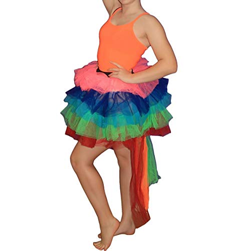 21Fashion Gay Pride Regenbogen Schmuck Hüte Abzeichen Armband Perücke LGBT Parade Party Zubehör (Rainbow Tutu Rock) von 21Fashion