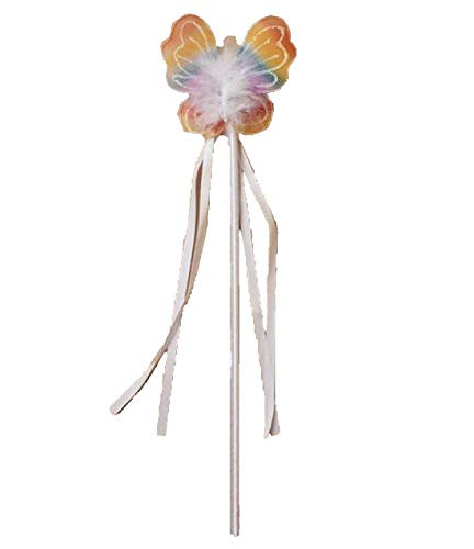 21Fashion Gay Pride Regenbogen Schmuck Hüte Abzeichen Armband Perücke LGBT Parade Party Zubehör (Regenbogen Schmetterling Zauberstab) von 21Fashion