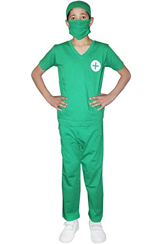 21Fashion Kinderkostüm für Herren, Arzt, Chirurg, Cosplay, Party-Zubehör, Größe S (4–6 Jahre) von 21Fashion