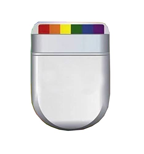 21Fashion Regenbogenhüte für Erwachsene, Gay-Pride-Accessoire, Regenbogenhüte für Damen, LGBT-Parade, Partykleidung, Zubehör (Regenbogen-Fächerpinsel) von 21Fashion