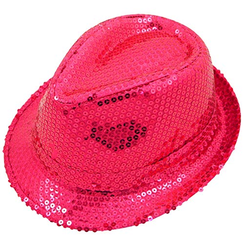 21Fashion Schärpen, Luftballons, Kopf-Bopper, ausgefallene Foto-Requisiten, Abzeichen, Junggesellinnenabschied, Party-Zubehör (Hot Sequin Hat), Einheitsgröße von 21Fashion