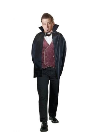 Schwarzer kardierter Halloween-Umhang (86,4 cm), schwarz, 86,4 cm von 21Fashion