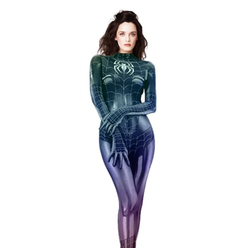 23GUANYI Damen Erwachsene Einteiliger Kostüm Anime Bodysuit Halloween Cosplay Party (Mehrfarbig, XXL) von 23GUANYI