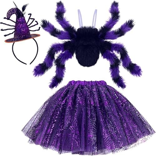 23GUANYI Kostüm Spinne Halloween Kostüm Spinne Verkleidung für Halloween Rollenspiele Party (Blau) von 23GUANYI