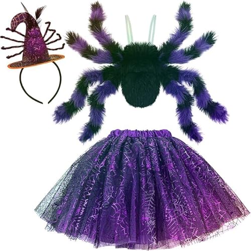 23GUANYI Kostüm Spinne Halloween Kostüm Spinne Verkleidung für Halloween Rollenspiele Party (Mehrfarbig) von 23GUANYI
