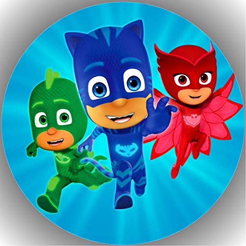Fondant Tortenaufleger Tortenbild Geburtstag Kompatibel mit PJ Masks Pyjamahelden AMA 1 Fondant Tortenaufleger Tortenbild Geburtstag Kompatibel mit PJ Masks Pyjamahelden AMA 1 von 24