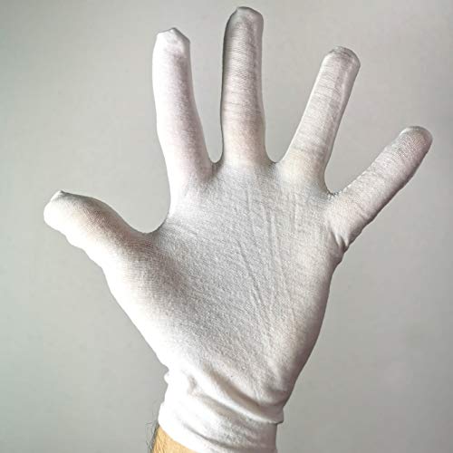 Katara 1623 Super Mario 1623-Ein Paar Handschuhe Unisex, OneSize für Verkleidung zu Weihnachten, Fasching, Karneval, Kostüm, 23 cm lang, Weiß, 22 cm von Katara