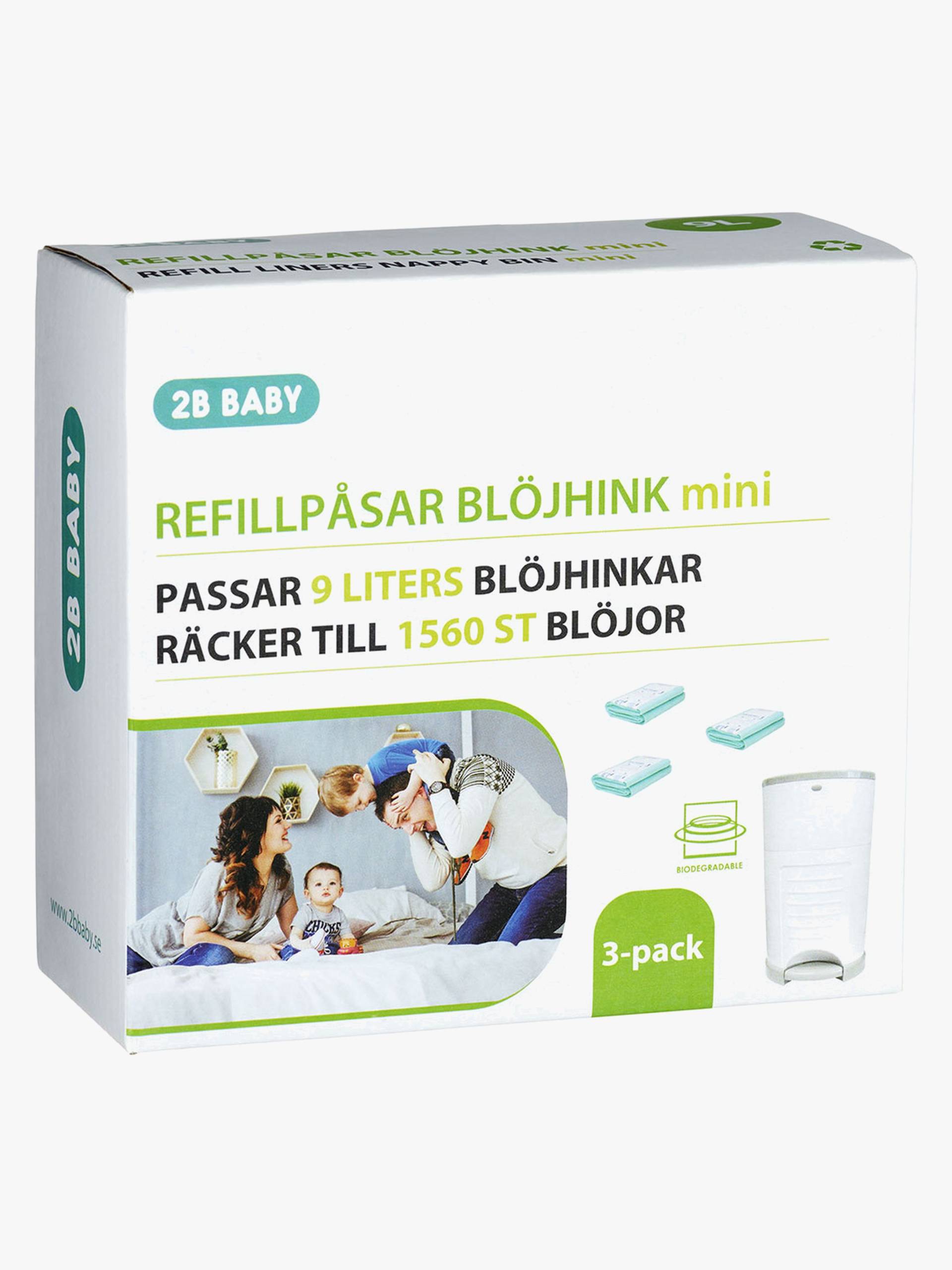2B Baby Nachfüllbeutel Mini 3er-Pack für Windeleimer 2B Baby Nachfüllbeutel Mini 3er-Pack für Windeleimer von 2B Baby