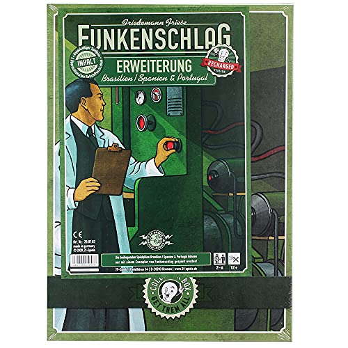 Funkenschlag - Brasilien/Spanien & Portugal 5. Erweiterung (Recharged Version) von 2F-Spiele