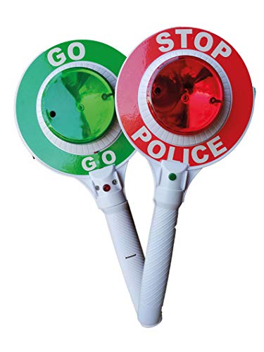 2GETHER Polizeikelle Stop and GO mit Leuchtfunktion Signalkelle Spielzeug 2GETHER Polizeikelle Stop and GO mit Leuchtfunktion Signalkelle Spielzeug von 2GETHER