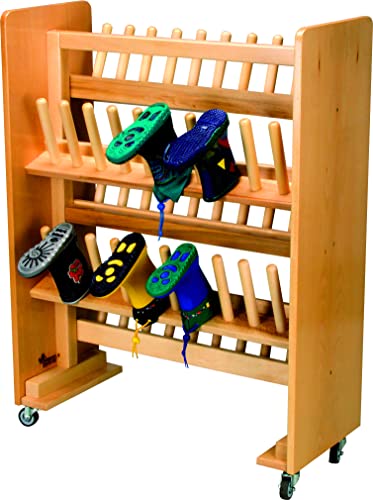 2GETHER Schuh Stiefelwagen Regal fahrbar Massivholz 25 Paar Bausatz 2GETHER Schuh Stiefelwagen Regal fahrbar Massivholz 25 Paar Bausatz von 2GETHER