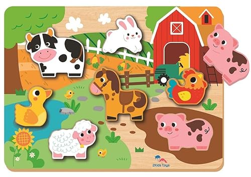 2Kids Toys Setzpuzzle Bauernhof von 2Kids Toys