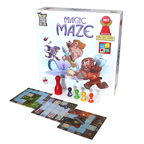 2Tomatoes Games Magic Maze | Koop-Brettspiel | Sprachen: Spanisch und Katalanisch | 1-8 Spieler | Alter: +8 Jahre | Zusammenarbeit und Rätsellösung von 2Tomatoes Games