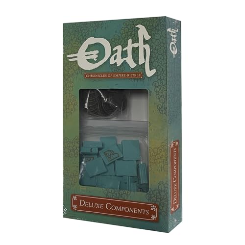 2Tomatoes Games | Oath: Deluxe Component Pack | Zubehörpaket | Luxusmünzen | Enthält 36 Teile und 20 Geheimbücher | Englisch, Französisch, Spanisch von 2Tomatoes Games