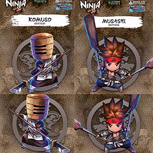 2er Set Strategiespiele Erweiterung Ninja All-Stars- Komuso und Musashi Erweiterung von 2er Set