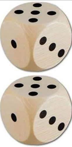 Würfel aus Holz, 3 x 3 cm, Würfelspiel, Natur aus Holz mit Augenzahlen, Augenwürfel von Bartl Würfel aus Holz, 3 x 3 cm, Würfelspiel, Natur aus Holz mit Augenzahlen, Augenwürfel von Bartl von 2er Set