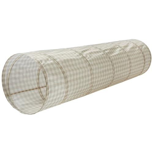 3 Sprouts - Krabbeltunnel für Kinder ab 1 Jahr – Spieltunnel Indoor & Outdoor - Gingham Beigefarbenes 3 Sprouts - Krabbeltunnel für Kinder ab 1 Jahr – Spieltunnel Indoor & Outdoor - Gingham Beigefarbenes von 3 Sprouts