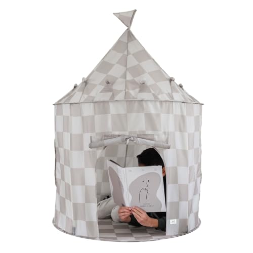3 Sprouts Spielzelt für Kinder – Indoor Tippi Kinderzelt für Spiel und Spaß im Kinderzimmer, Kinder Zelte für Zimmer - Schachbrett - Beige 3 Sprouts Spielzelt für Kinder – Indoor Tippi Kinderzelt für Spiel und Spaß im Kinderzimmer, Kinder Zelte für Zimmer - Schachbrett - Beige von 3 Sprouts
